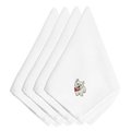 Carolines Treasures Westie Embroidered Napkins, Set of 4 EMBT1750NPKE